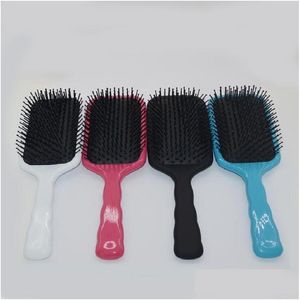 Brosses à cheveux Brosses Peignes Poignée démêlante magique Tête de peigne de douche Mas Brosse Salon Outil de coiffure Drop Livraison Produits Soins Dhxwn