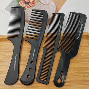 Brosses à cheveux peigne en plastique barbier noir épaissi coupe hommes et femmes outils de coiffure 230826