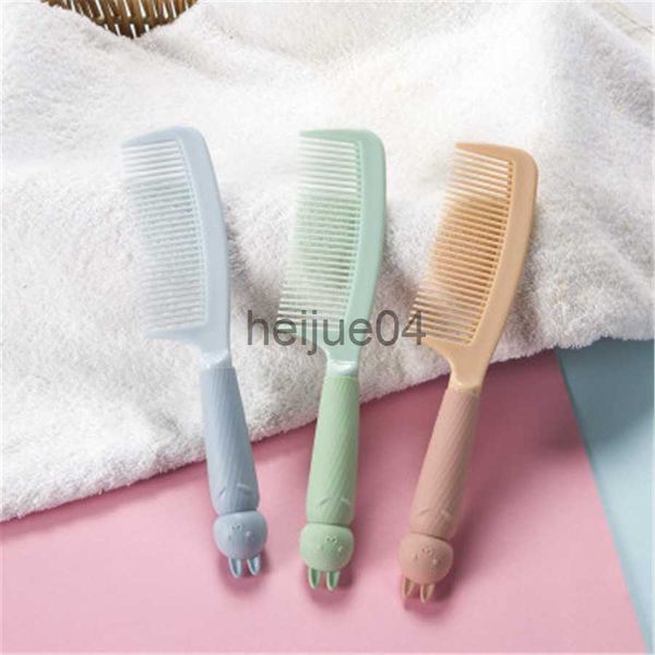 Brosses à cheveux Mignon Carton Coiffure Peigne de Modélisation de Lapin pour Jeune Fille Étudiante Massage Curling Démêler Brosse à Cheveux E224 x0804