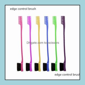 Brosses à cheveux Brosses à bord double face Peigne à cheveux Coiffure Salon de coiffure Brosse à sourcils 50pcs Drop Livraison 2022 Produits Soins Dhycp