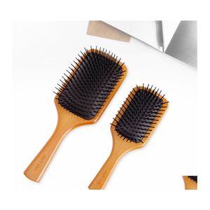 Brosses à cheveux Drop A Top Qualité Aveda Paddle Brosse Brosse Club Mas Brosse à cheveux Peigne Prévenir Trichomadesis Sac Masr Produits de livraison C Dhglf