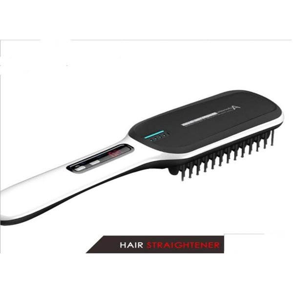 Brosses de cheveux Anion électrique Brosse de peigne plus droite