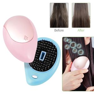 Cepillos para el cabello Peine eléctrico iónico para masaje capilar, masajeador para el cuero cabelludo, peine antipérdida de iones negativos, alivia los dolores de cabeza, reduce el encrespamiento del cabello 231012