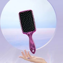 Brosses à cheveux Mirrorstyle peigne beauté antistatique soins capillaires Airbag brosse de massage grande plaque moelleux coiffure accessoire de barbier 231017