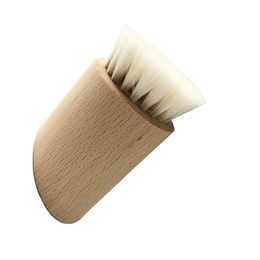 Cepillos para el cabello Cabra natural Cepillo de limpieza facial de madera Mango de madera Limpiador facial Espinillas Nariz Scubber Baby Drop Delivery Products Dhfv7
