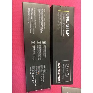 Cepillos para el cabello Un paso Secador Volumizer 3 en 1 Cepillo Blow Styler para alisado giratorio Curling Ion negativo Cerámica Drop Entrega P Dhnqe