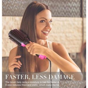 Brosses à cheveux Onestep Sèche-linge Volumateur Salon Air Paddle Brosse de coiffage Générateur d'ions négatifs Lisseur Curler1266865 Drop Delivery Pr Oty9C