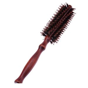 Brosses à cheveux Peigne rond professionnel Mas Gourde Rouleau Pear-Tête Brosse à poils en bois naturel Sqcfuq Drop Livraison DHPFI