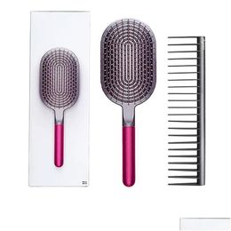 Brosses à cheveux Ensemble de coiffure conçu Costume de peigne démêlant et brosses à cheveux à palette Expédition rapide en stock Livraison directe de bonne qualité Dysoon Hai Dhvj2