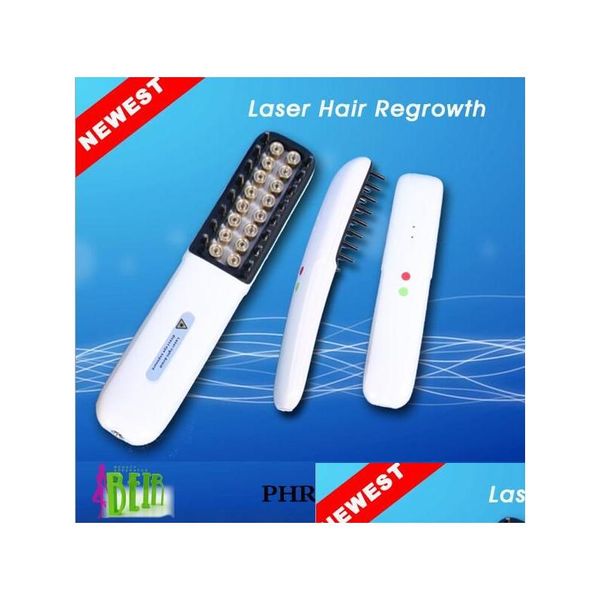 Cepillos para el cabello El más nuevo peine láser eléctrico Anti-desprendimiento Salud Mas Cabeza Crecimiento del cabello Helpfly Drop Entrega Productos para el cabello Cuidado del cabello Dhnoz
