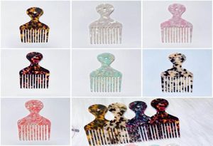 Brosses à cheveux Épaisseur Afro Peigne Brosse Acétate Tortue Shell Salon De Coiffure Dent Large Style Pour Beauté Fille Femmes3866192