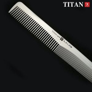 Brosses à cheveux peigne titan peigne à cheveux professionnel peigne de coupe moyenne Salon de coiffure brosse de coiffure outil peigne à cheveux blanc 231220