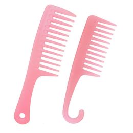 Brosses à cheveux Peigne à dents larges Douche démêlante avec brosse à crochet pour les femmes Curlywetdrylongthick Pink Drop Delivery 2022 Lulubaby Am3Xn