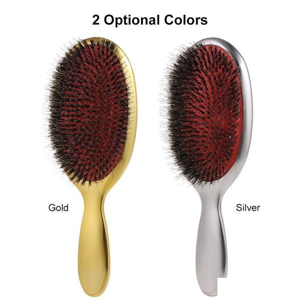 Brosses à cheveux Femmes Scalp Mas Peigne Nylon Anti-Statique Brosse À Cheveux Humide Bouclés De Brosse Pour Salon De Coiffure Outils De Coiffure Drop Livraison Dhgji