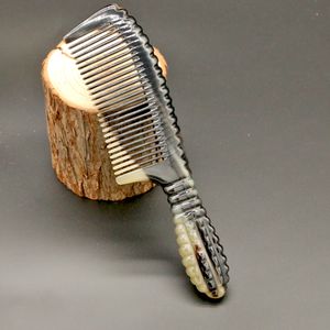 Brosses à cheveux Peigne en corne de yak Brosse antistatique en corne Massage des cheveux Peigne en corne à dents standard 230529