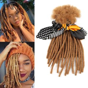 Cheveux en vrac 0 4 0 6 cm d'épaisseur 27 Honey Blonde 100 Real Human Dreadlock Loc Extensions pour hommes femmes peuvent être teints blanchis bouclés 230728