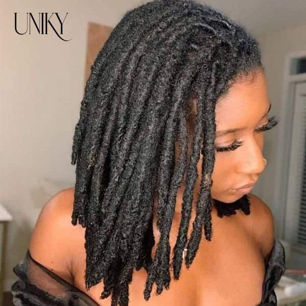 Cheveux En Vrac 60 Brins Dreadlock Extensions Pour Hommes Femmes Afro Kinky Droite 100 Humain À La Main Loc Tresses Crochet 230301