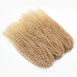 Cheveux en vrac tresses africaines tressage couleur ombrée pure bouclée 8 pouces Crochet Dreadlocks Extensions vague coiffure