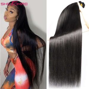 Hair Bulks Bone Straight Human Hair Bundles SheAdmire 32 34 36 38 40Inch 134 Pcs Deals Sale For Black Women Brazilian Hair Extension 230613