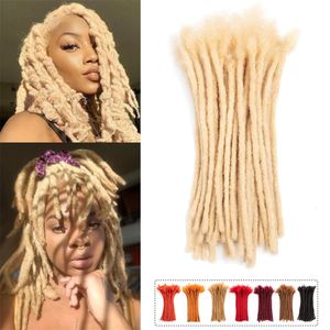 Cheveux En Vrac Dreadlocks Brésilien 100 Humain 613 Blonde Strand Crochet Tresse Loc Extension 0 6 cm Kinky Tressage Bundles En Gros 230728