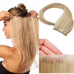 Hair Bulks Genius Weft Real Human Extensions Double Draw Bundles 50G Straight Invisible para mujeres 230728