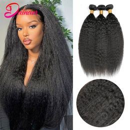 Hair Bulks Peruaanse Kinky Straight Bundels 34 Lot 100 Human s Yaki 230621