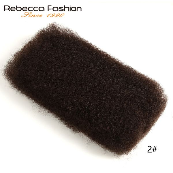 Cheveux en vrac Rebecca Mode Peurvian Cheveux Non Humains Afro Crépus Bouclés En Vrac Extensions Tressage Cheveux Dreadlocks Crochet En Vrac 3PCSlot 230613