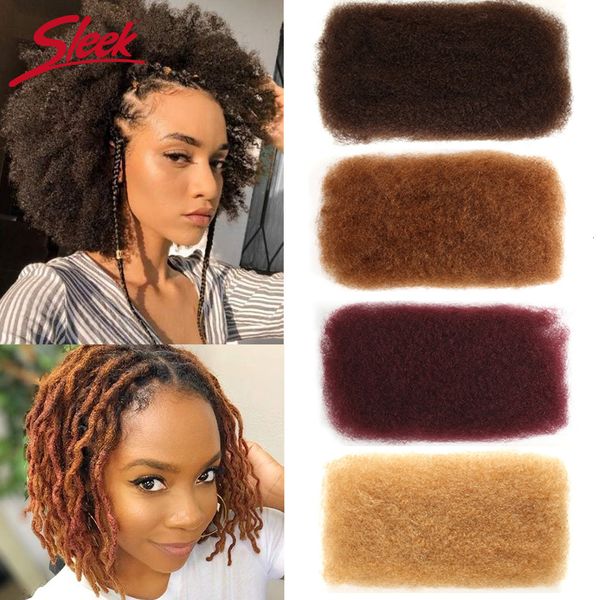 Cheveux en vrac élégant cheveux brésiliens Afro crépus bouclés en vrac cheveux humains pour tressage 1 Bundle 50gpc couleur naturelle tresses cheveux sans trame 230518