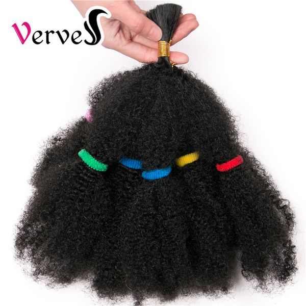 Cabello a granel VERVES Culry Sintético Crochet Trenzas Extensiones de cabello 12 pulgadas Ombre Trenzado Cabello Afro Kinky Bulk Twist Trenzas Negro Marrón Bug 230613