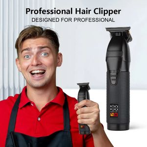 Hair Clipper Electric Hair Trimmer pour les hommes Sans fil Barber Trimmer Electric Shaver Professional Mens Hair Coup Machine 240412