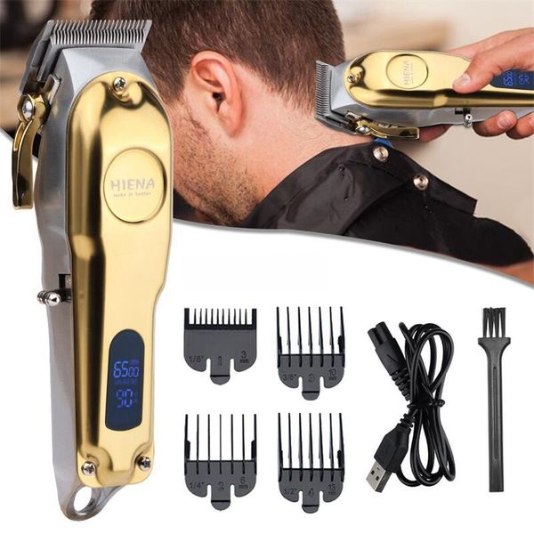 Hair Clipper Professional Electric Hair Clipper Rechargeable Hair Trimmer Machine Machine à coupe de coiffure de rasage électrique pour hommes