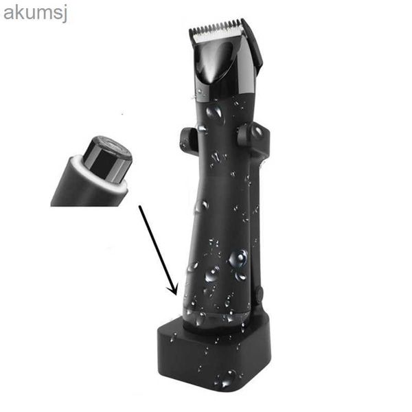 Cortapelos Cuerpo Máquina para cortar cabello Barba para hombres Afeitadora eléctrica Peluquero Maquinilla de afeitar Cortadora de huevos USB Carga rápida Boquilla de corte YQ240122