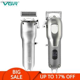 Tondeuse VGR 276 Tondeuse Oplaadbaar Professioneel Persoonlijke verzorging USB-tondeuse Kapper voor haarsnijmachine Tondeuse YQ240122