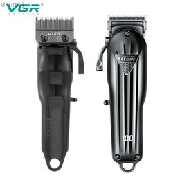 Hair Clippers VGR2023 Nueva cortadora de cabello eléctrica Empujador eléctrico progresivo Carga USB ajustable Empujador eléctrico V282 Cortadora de cabello YQ240122