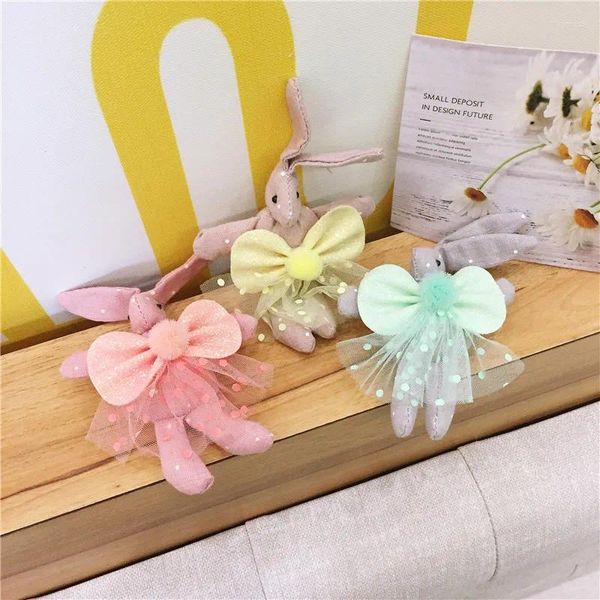 Pinces à cheveux 12CM, 10 pièces/paquet, nœud papillon fait à la main, bijoux à bricoler soi-même, chaussettes en tissu, accessoires de fabrication