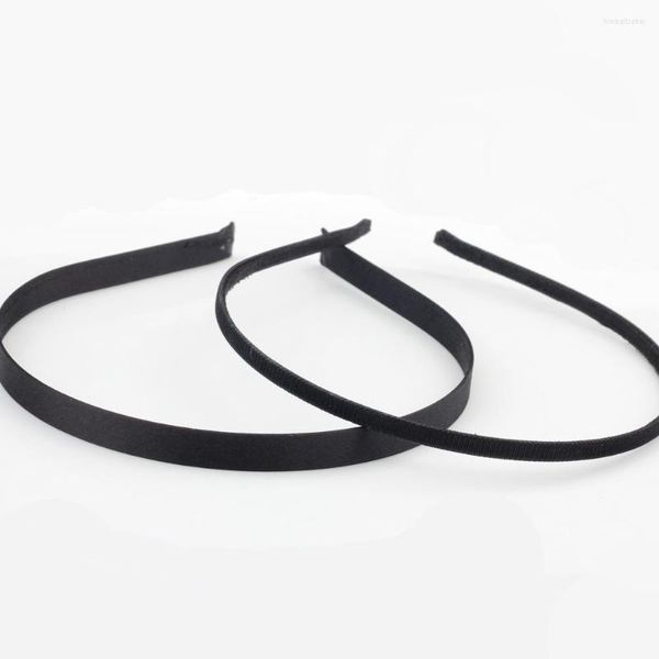 Pinces à cheveux 1pcs bandeau de ruban en métal noir simple pour outils de bricolage accessoire blanc