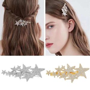 Pinces à cheveux en strass brillant, mode coréenne, étoile pentagramme, épingles Harajuku exquises, accessoires pour femmes et filles, 2023