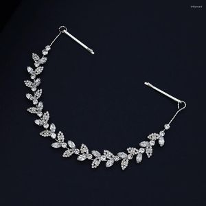 Pinces à cheveux 2 pièces, perles acryliques brillantes, bandeaux en ruban de cristal pour dames, accessoires de mariée, épingle à cheveux de mariage, vente en gros