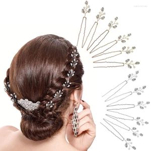 Haarspeldjes 6 stuks Bruidsspelden Parel Kristal Accessoire Vintage Bruiloft Voor Bruid Bruidsmeisjes Bloemenmeisje
