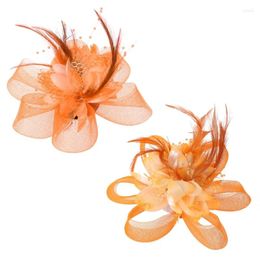 Haarclips Accessoires Mesh Fascinator Tea Party Hat Wedding Church Hoofddeksels met clip