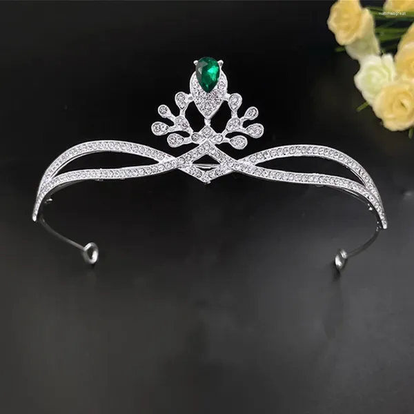 Pinces à cheveux pour adultes, couronne de princesse en demi-cercle, accessoires en strass, diadème en cristaux pour cérémonie de fête d'anniversaire