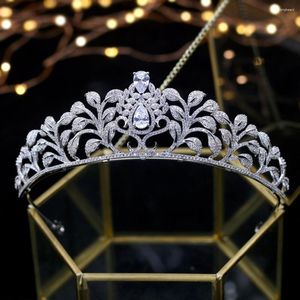 Haarclips Asnora Coroa de Noiva Wedding Tiara Bridal Crowns Princess Tiaras Girls 'Hairwear Accessories Couronne Mariage