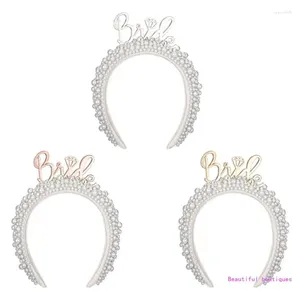 Clips de cheveux Bachelorettes Party Bandouchez Femmes de mariage Heads Bridal Shower Tiaras Gift Dropship