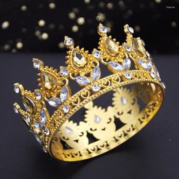 Pinces à cheveux couronne de gâteau baroque, petits diadèmes pour poupée, diadème vert rose, bijoux de mariage, accessoires de tête