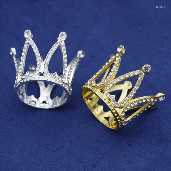 Pinzas para el cabello, tiaras barrocas para niños, corona pequeña para niños, fiesta de cumpleaños, baile, Mini diadema, princesa, niñas/niños, joyería pequeña de boda