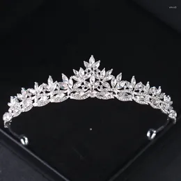 Haarspeldjes Barok Luxe Strass Bruidskroon Tiara Verzilverd Kristal Prom Diadeem Hoofdband Bruiloft Accessoires Sieraden