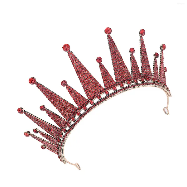 Pinces à cheveux Style Baroque, couronne en strass éblouissants, ornements de concours pour femmes et filles, accessoires