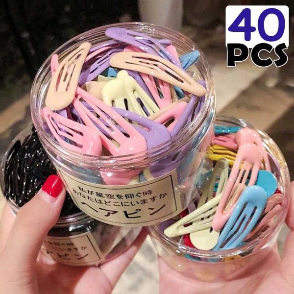 Clips de cheveux Barrettes 10-40 pièces / sac Womens Colorful Hair Clips Fashion Couleur solide ACCESSIONS CLIFS CLIFFERS