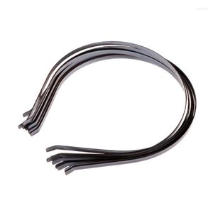 Pinzas para el cabello, pasadores, 10 Uds., 5mm, banda para diadema de Metal lisa en blanco para accesorios DIY, manualidades