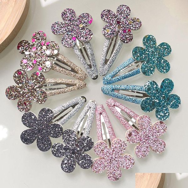 Clips de cheveux Barrettes 10pcs / lot lapin de fleur de paille